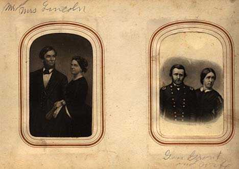 Lincoln, Grant and Wives
