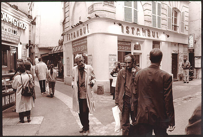 Street Corner in Paris - October, 1998