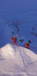 hiking on ridge